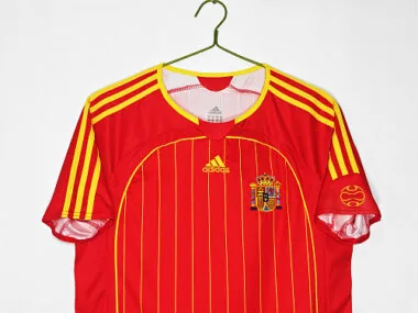 Retro Spain 2006 Home Soccer Jersey (S-2XL)
