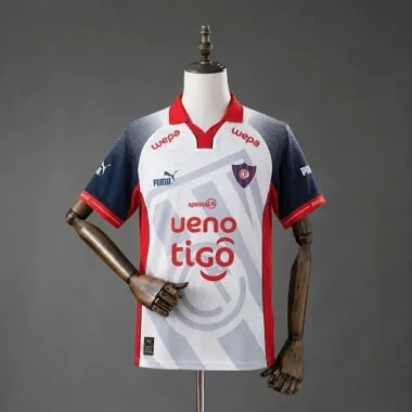 Clube Cerro Porteño 2026/27 Camisola de jogo fora n.º 2, tamanhos S-4XL