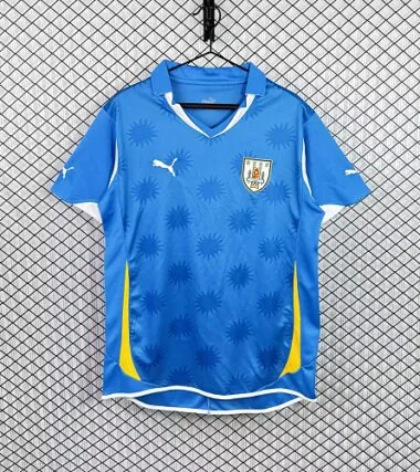 Camisa de futebol retro do Uruguai de 2010, tamanhos S-2XL