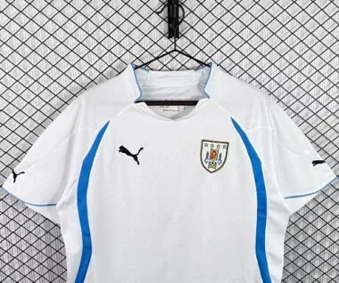 Retro Uruguay 2010 Away Soccer Jersey (S-2XL)