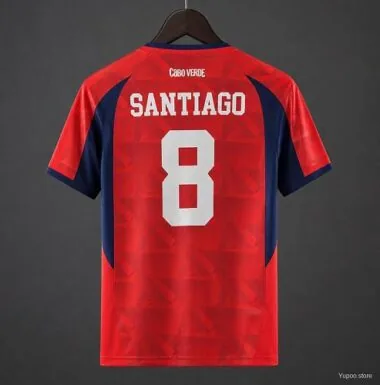 Cape Verde 2026 World Cup Wine Goalkeeper Santiago Jersey (S-4XL)