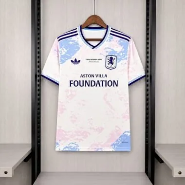 Camisa do Aston Villa para a final da Liga Europa de 2026 – tamanhos S a 4XL