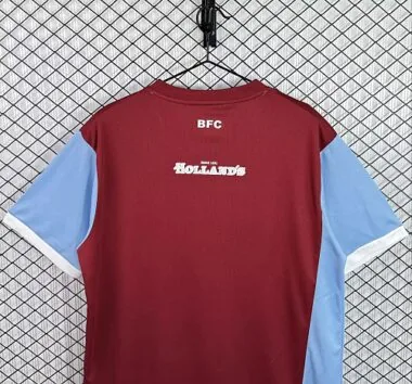 Retro Burnley 2008/09 Home Soccer Jersey (S-2XL)