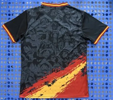 Mens Spain x One Piece 2026 World Cup Luffy Jersey (S-4XL)