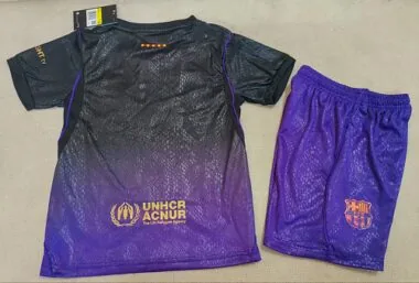 Kid Kit Barcelona 2026/27 Away Soccer Jersey (Size 16-28)