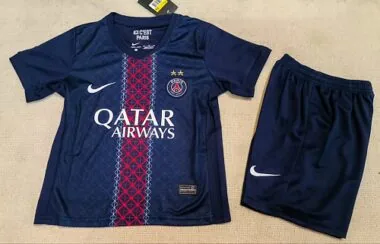 Equipamento infantil de casa do PSG Paris «Two Stars» 2025/26, tamanhos 16-28