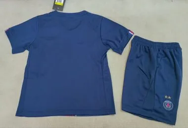 Two Stars PSG Paris 2025/26 Home Kids Kit (Size 16-28)