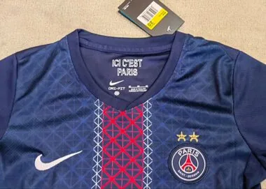 Two Stars PSG Paris 2025/26 Home Kids Kit (Size 16-28)