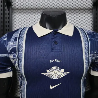 Camisola do PSG 2026/27, Versão Especial Azul para Jogadores (S-XXL)