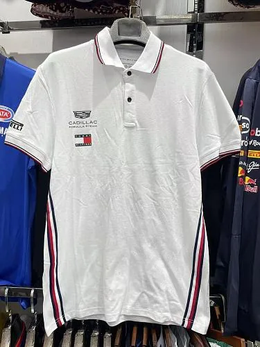 Camiseta de F1 Cadillac 2026, color blanco, tallas S-5XL