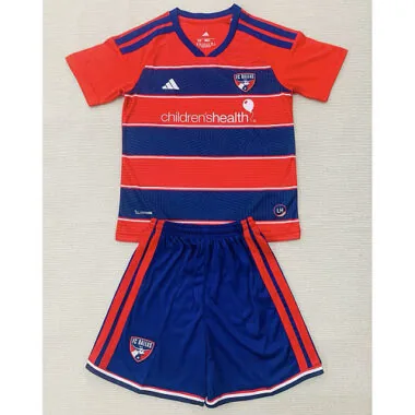 Kit per bambini FC Dallas 2026/27 - Maglia da calcio da casa, taglie 16-28