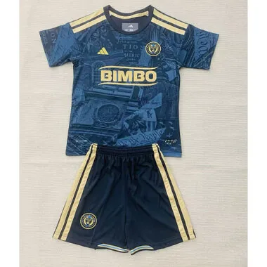 Conjunto infantil: Camisola de futebol do Philadelphia Union 2026/27 (jogo em casa), tamanhos 16-28