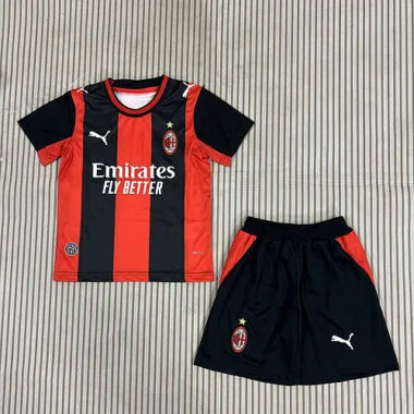 AC Milan 2026/27 Thuisoutfit voor kinderen, maat 16-28