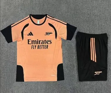 Kids Kit Arsenal 2026/27 Orange Training Jersey (Size 16-28)