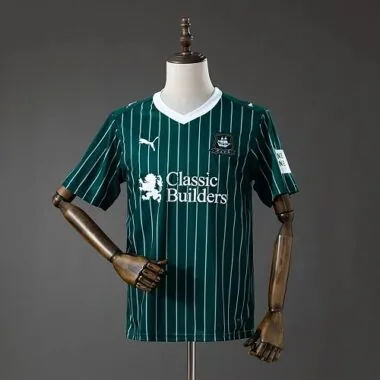 Camisa de futebol do Plymouth Argyle para a época 2026/27 (jogo em casa) – tamanhos S a 4XL