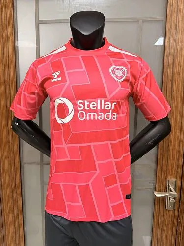Heart of Midlothian 2026/27 Pink Pre-Match Jersey S-4XL