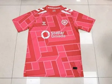 Heart of Midlothian 2026/27 Pink Pre-Match Jersey (S-4XL)