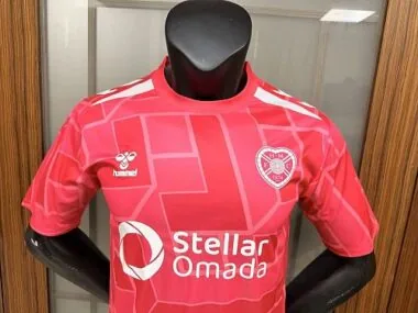 Heart of Midlothian 2026/27 Pink Pre-Match Jersey (S-4XL)