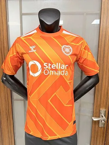 Heart of Midlothian 2026/27 Orange Pre-Match Jersey S-4XL
