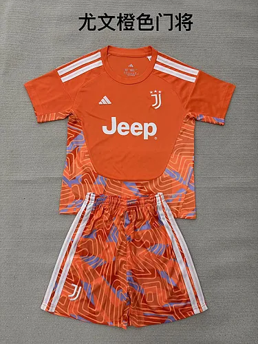 Kids Kit Juventus 2026/27 Orange Goalkeeper Size:16-28