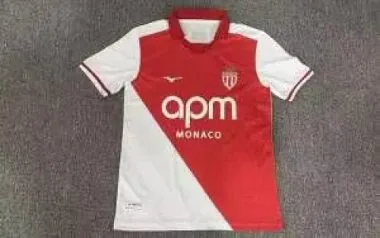 Men#039;s Monaco 2026/27 Home Soccer Jersey Size S-4XL