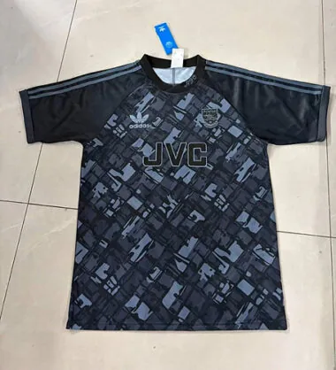 Retro Arsenal 1990/92 Black soccer jerseys
