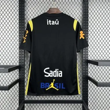 Mens Brazil 2026 World Cup Pre-Match Jersey With All Sponsors (S-4XL)