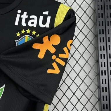 Mens Brazil 2026 World Cup Pre-Match Jersey With All Sponsors (S-4XL)