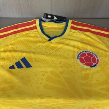 Colombia 2026 World Cup Home Jersey Player Version Long Sleeve (S-4XL)