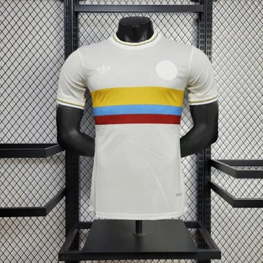 24/25 Player Colombia 100th Anniversary Edition White Jersey S-XXL