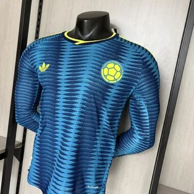 Colombia 2026 World Cup Away Jersey Player Version Long Sleeve (S-XXL)