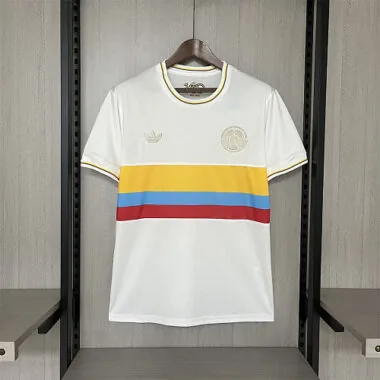 24/25 Colombia 100th Anniversary Edition White Jersey S-XXL