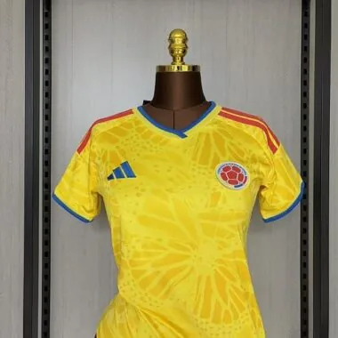 Colombia 2026 World Cup Home Women#039;s Jersey S-XXL