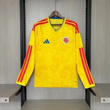 Colombia 2026 World Cup Home Jersey Long Sleeve S-4XL