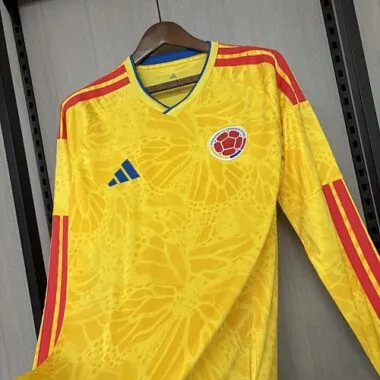 Colombia 2026 World Cup Home Jersey Long Sleeve (S-4XL)