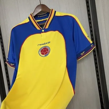 Retro 2001 Colombia Home Jersey (S-XXL)