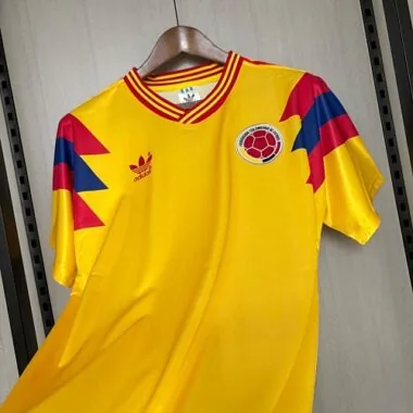 Retro 1990 Colombia Home Jesrey (S-XXL)