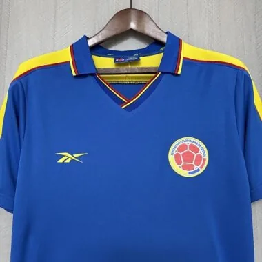 Retro Colombia 1998 Away Soccer Jersey