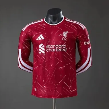 2026/27 Liverpool Home Long Sleeve Player Version Jersey S-XXL