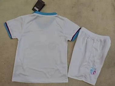 Kid Kit Barcelona 2026/27 White Training Soccer Jersey (Size 16-28)