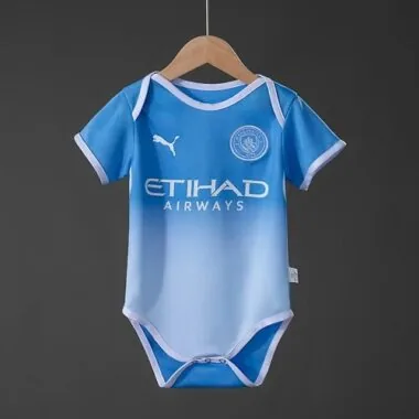 Manchester City 2026/27 home Baby soccer jerseys
