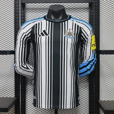 Newcastle United 2026/27 Home Long Sleeve player version Jersey SizeS-2XL