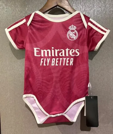 Real Madrid 2026/27 Third Away Pink Baby soccer jerseys