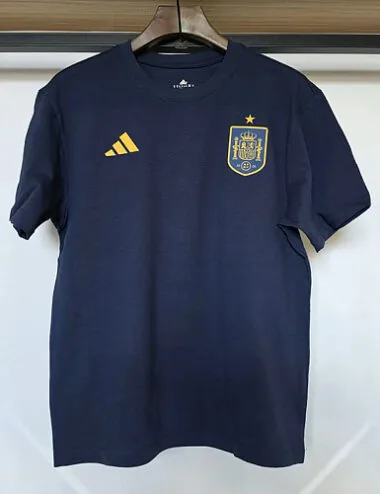 Spain 2026 Dark Blue T Shirt Size S-2XL
