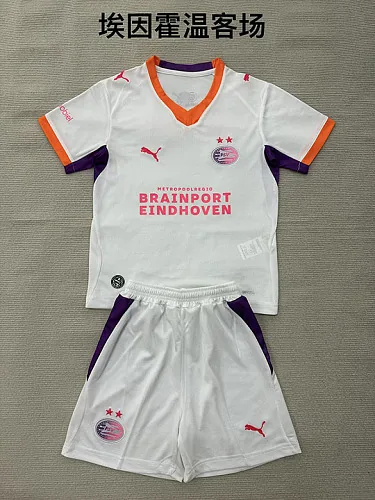 Kids Kit PSV Eindhoven 2026/27 Away Soccer Jersey Size 16-28
