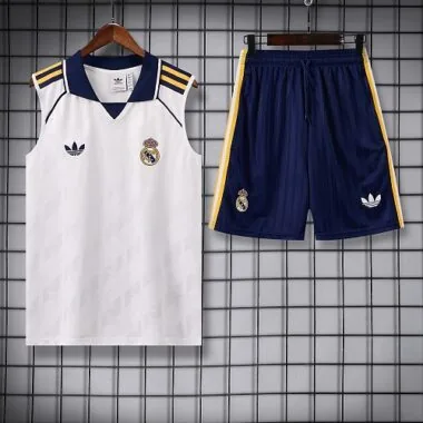 Real Madrid 2026/27 White Vest Suit Size S-2XL
