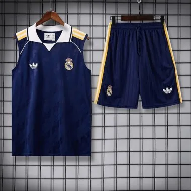 Real Madrid 2026/27 Dark Blue Vest Suit Size S-2XL