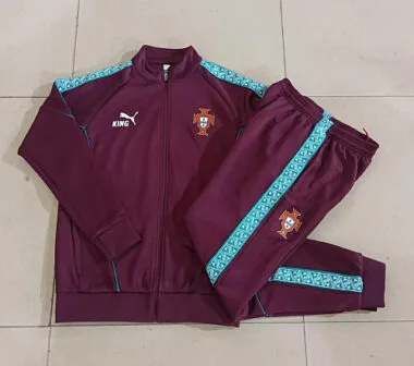 Portugal 2026 Red Long sleeve Jacket Suit S-XXL
