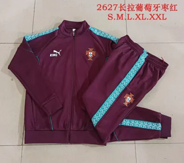 Portugal 2026 Red Long sleeve Jacket Suit (S-XXL)