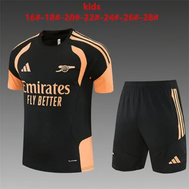 kids kit Arsenal 2026/27 Black Training soccer jersey size 16-28